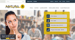 Desktop Screenshot of abitura.si
